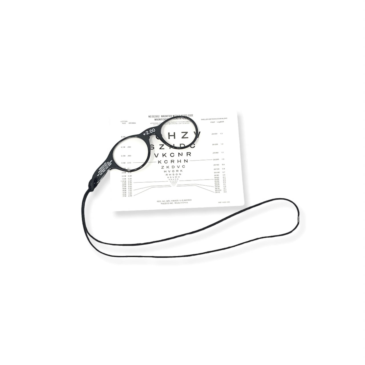 Magnifier with Glasses Code