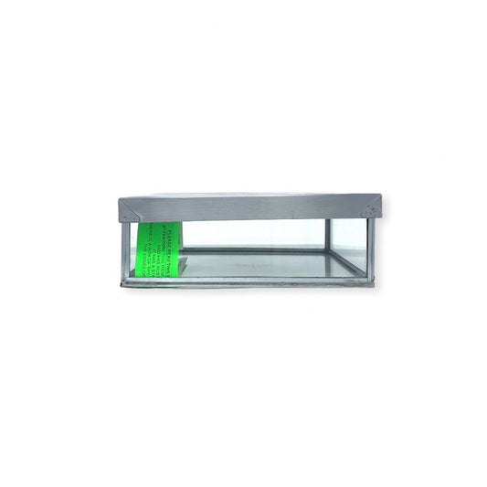 Glass Box with Recycled Steel Lid | Jewelry Single