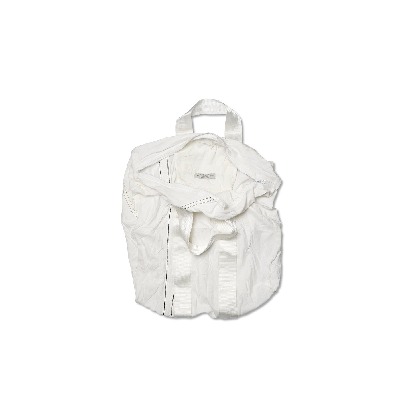 Vintage Parachute Tote Bag | White Belt