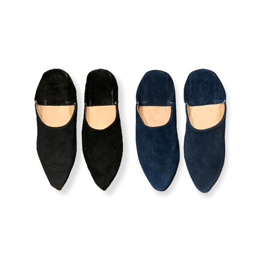 Suede Babouche