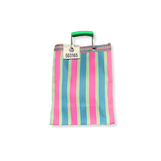 Recycled Plastic Stripe Bag | Rectangle D15