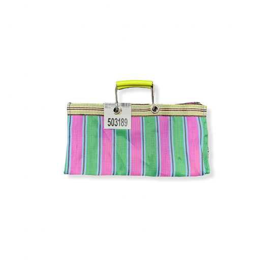 Recycled Plastic Stripe Bag | Wide