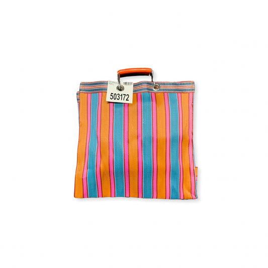 Recycled Plastic Stripe Bag | Square