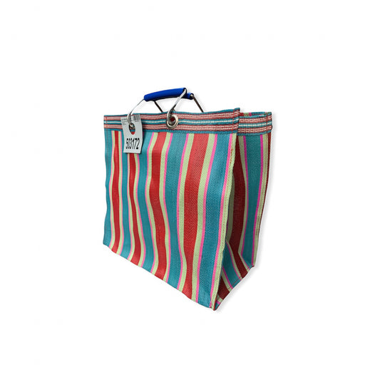 Recycled Plastic Stripe Bag | Square