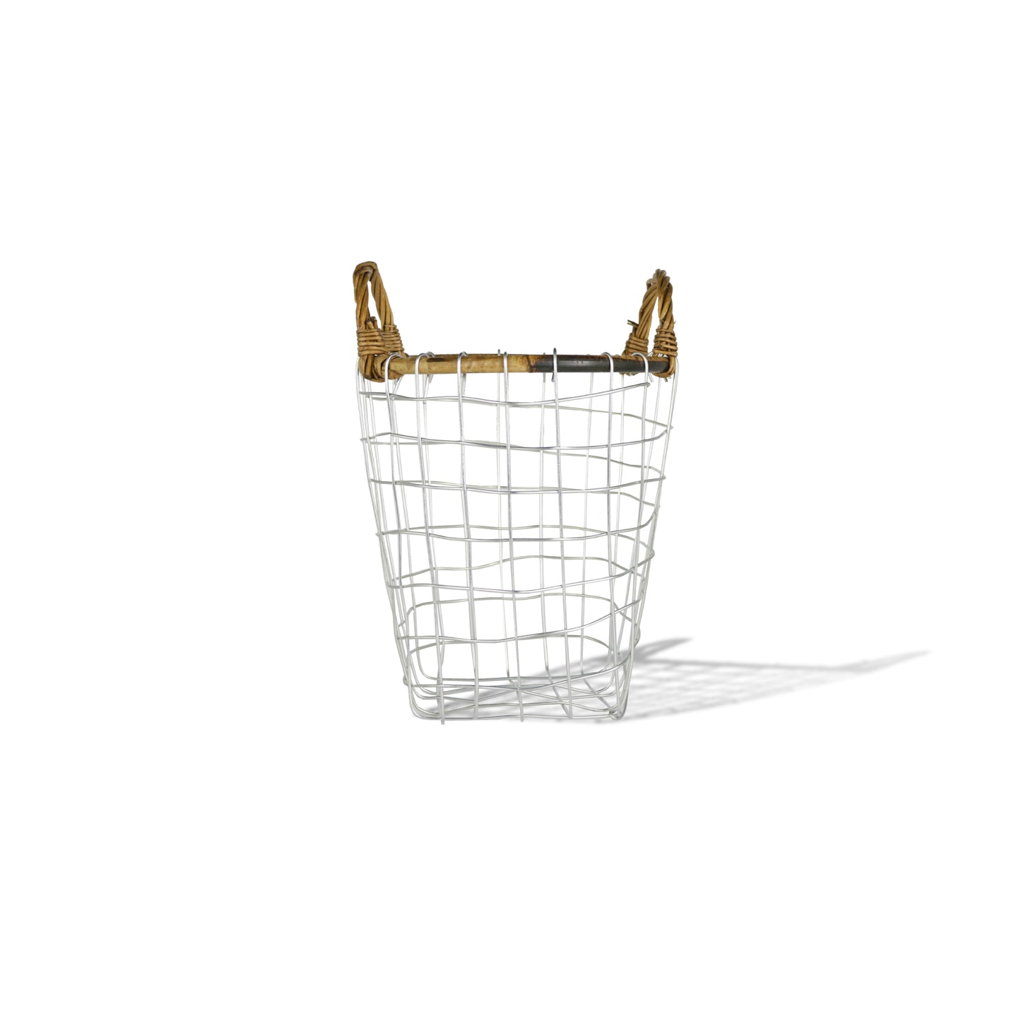 Rattan Top Wire Basket | Medium