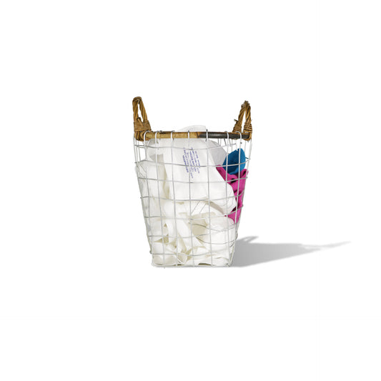 Rattan Top Wire Basket | Medium