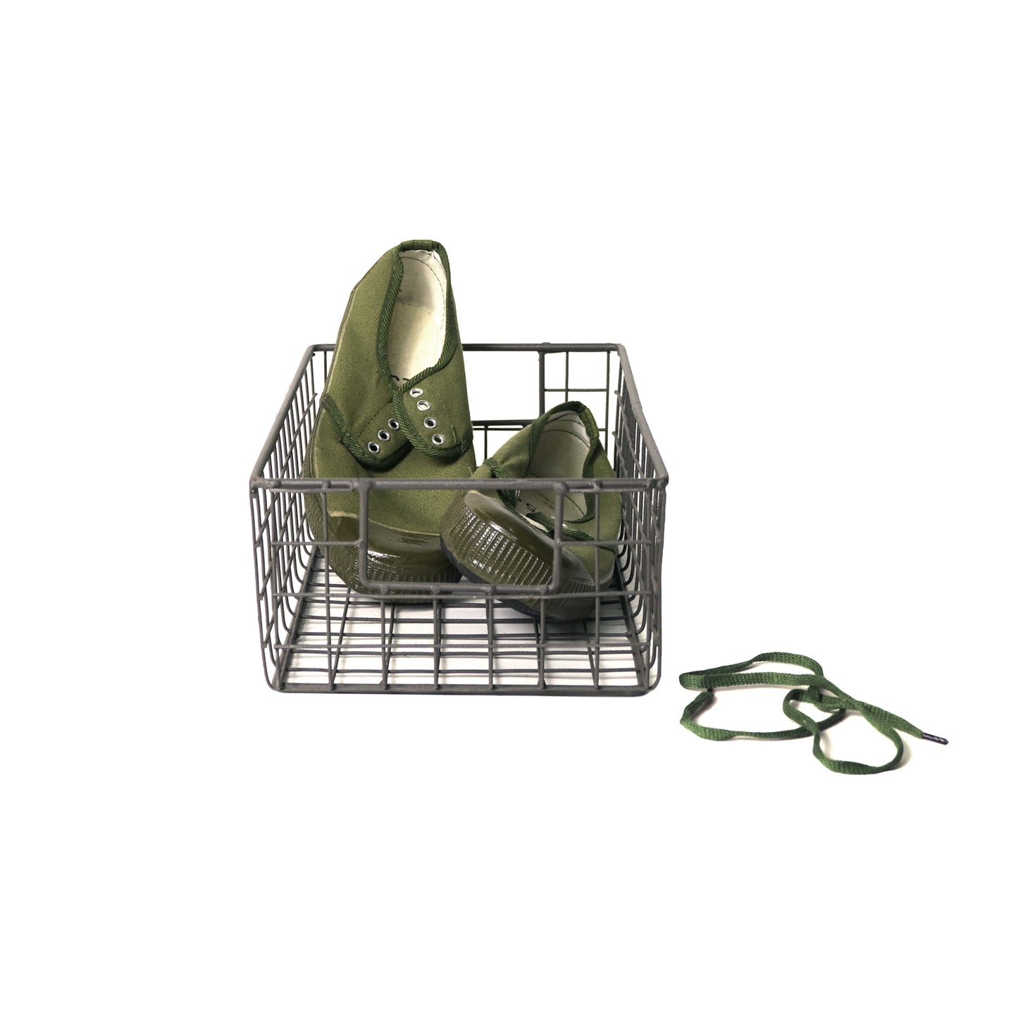 Wire Basket Shoes Box | Small