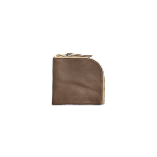 Short Zip Wallet | Waxed Leather