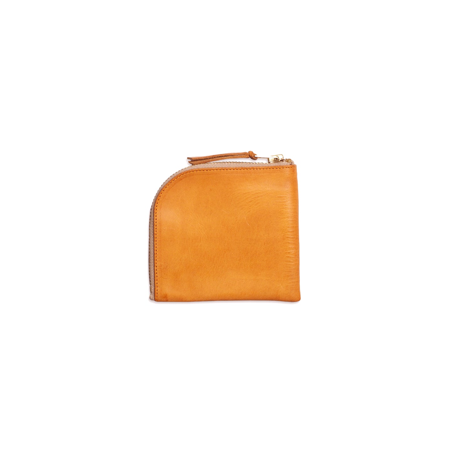 Short Zip Wallet | Waxed Leather